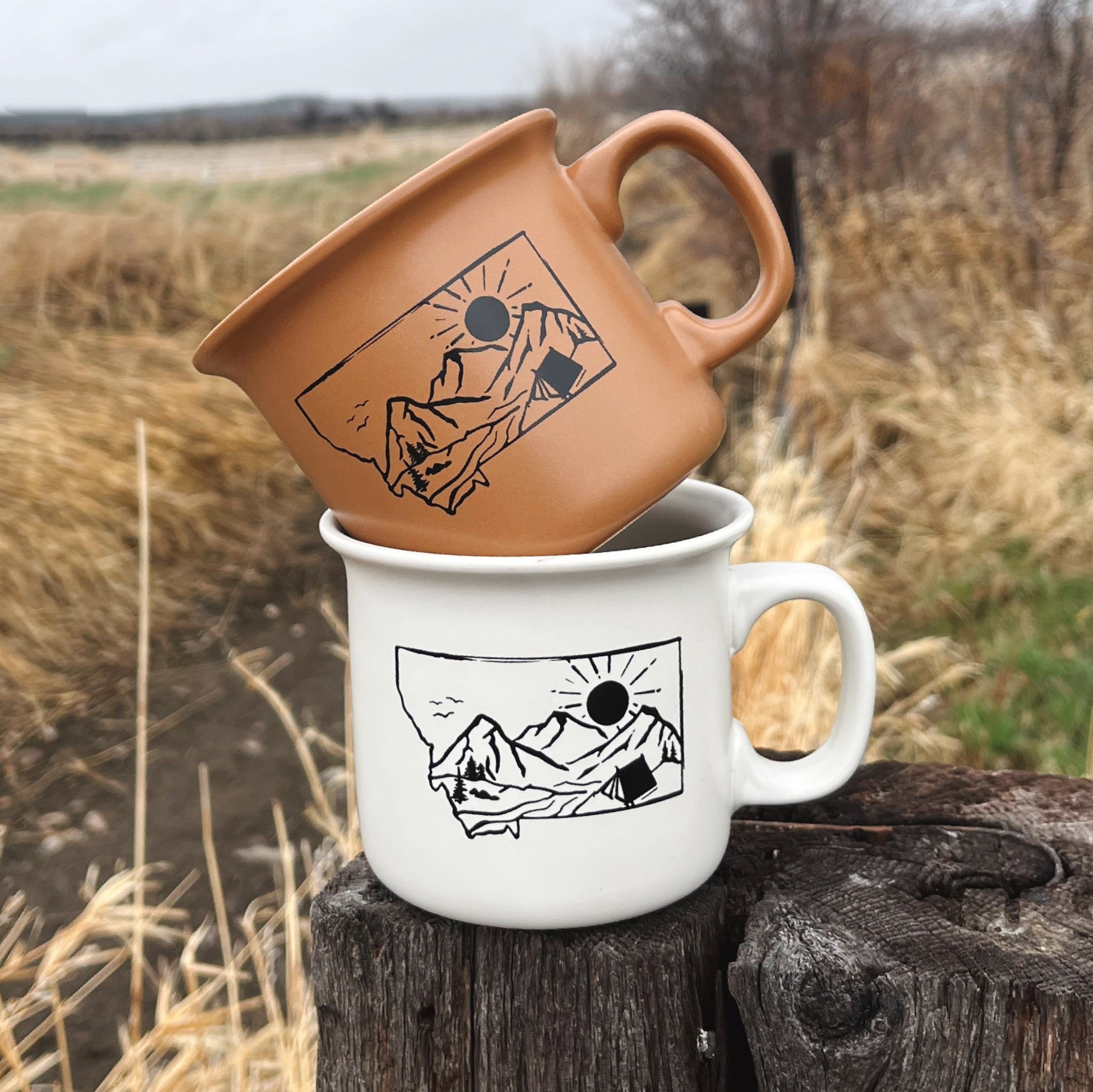 Montana Bear Tall Camp Mug