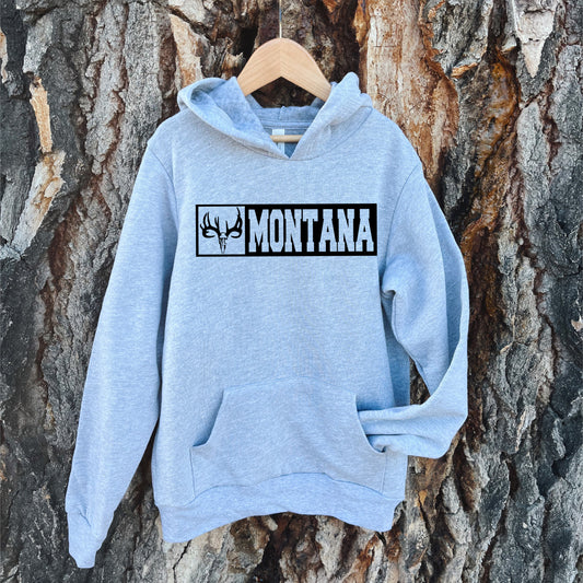 YOUTH WHITETAIL MONTANA HOODIE -GREY