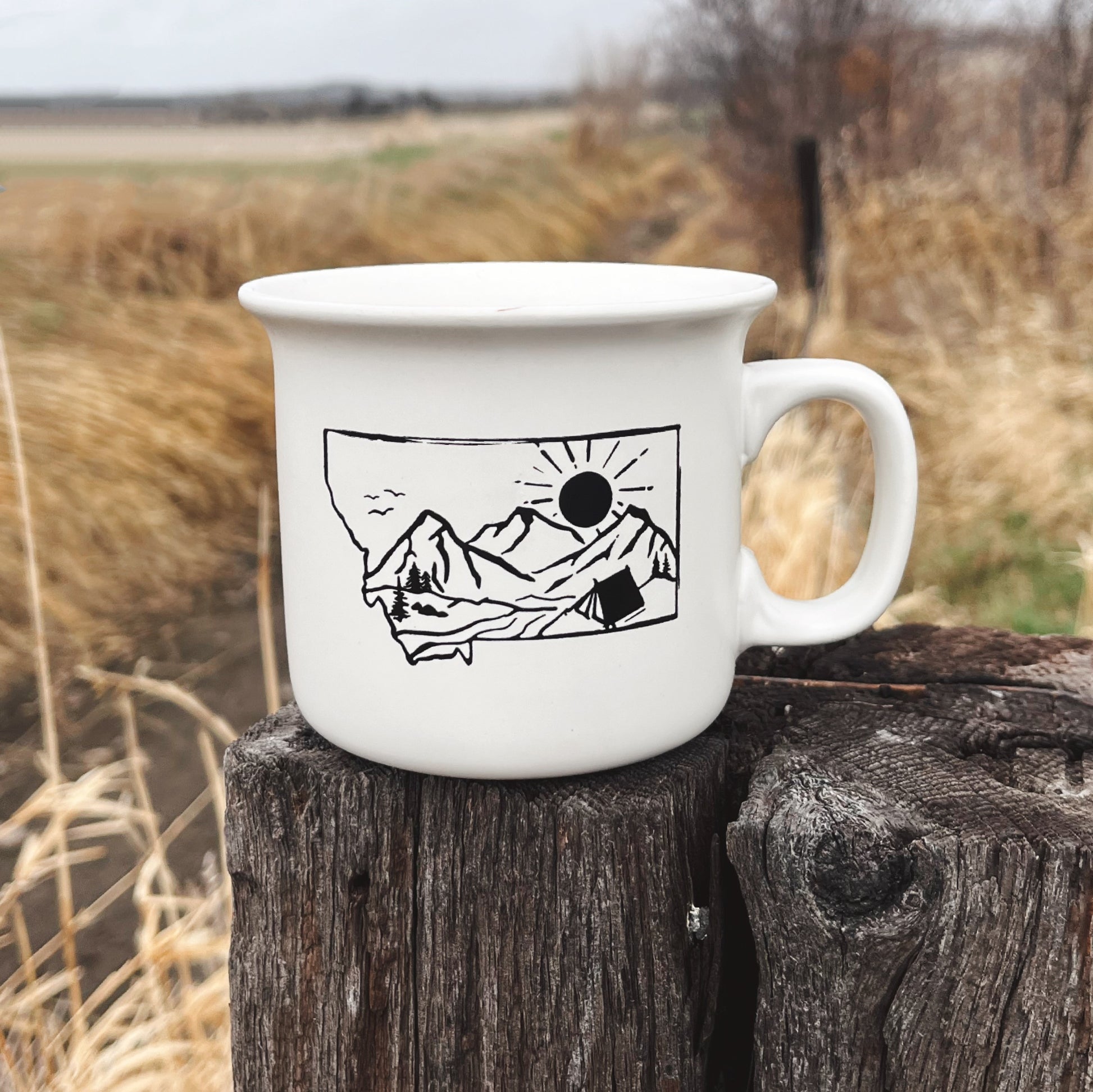 Montana Bear Tall Camp Mug