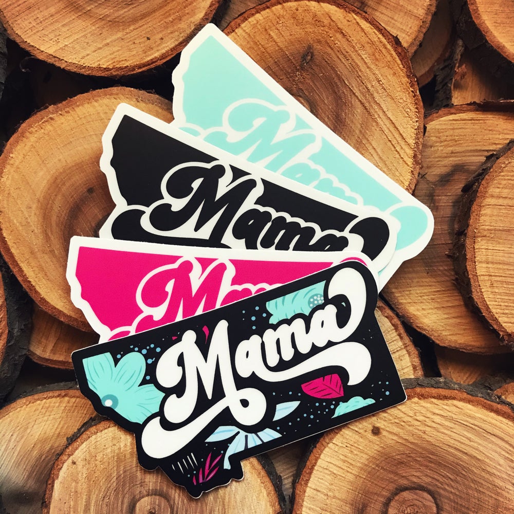 RETRO MONTANA MAMA STICKERS – Back Road Designs