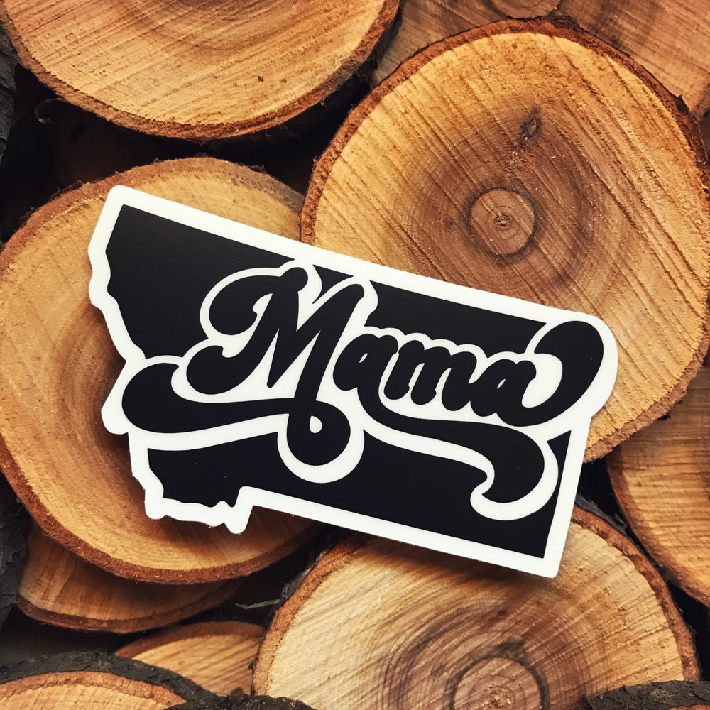 RETRO MONTANA MAMA STICKERS – Back Road Designs